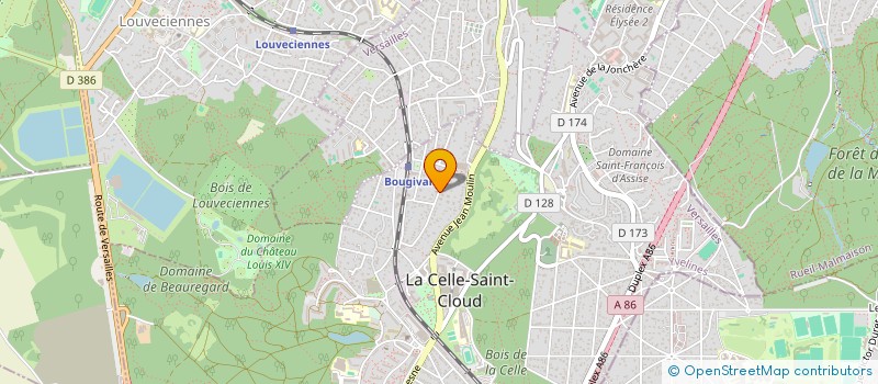 localisation de l'entreprise SCI ECOSA  LA CELLE-SAINT-CLOUD