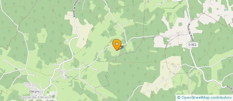 localisation de l'entreprise SCI ECOT  CAUSE-DE-CLERANS