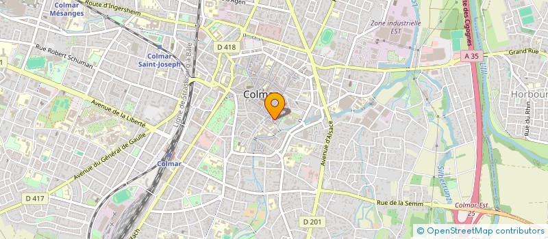 localisation de l'entreprise SCI ECOUFLANT  COLMAR