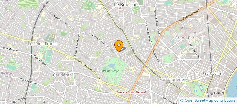 localisation de l'entreprise SCI ECOVAL  LE BOUSCAT