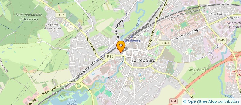 localisation de l'entreprise SCI ECPJ à SARREBOURG