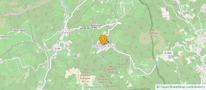 localisation de l'entreprise SCI ECR  LA ROQUE-ALRIC