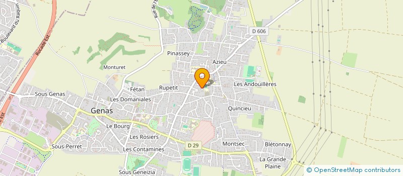 localisation de l'entreprise SCI ECRIN  GENAS