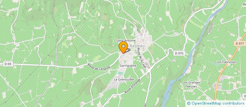 localisation de l'entreprise SCI ECRINS  RASTEAU