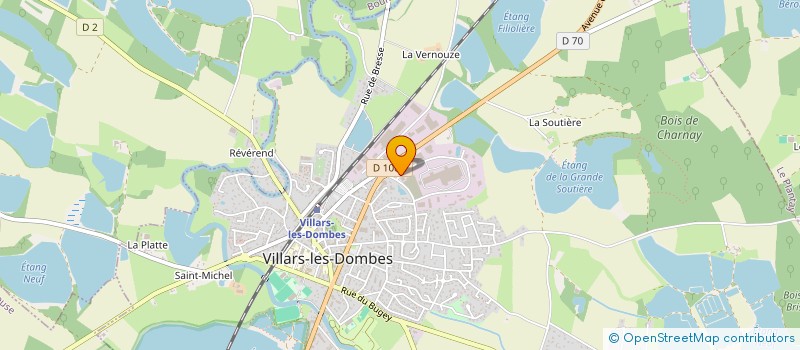 localisation de l'entreprise SCI ECS à VILLARS-LES-DOMBES