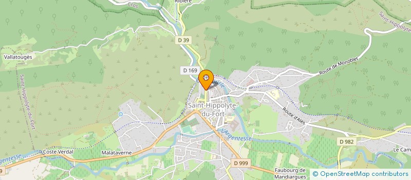 localisation de l'entreprise SCI ECU DE FRANCE  SAINT-HIPPOLYTE-DU-FORT