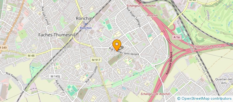 localisation de l'entreprise SCI ECUPAN  RONCHIN