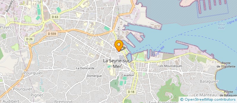 localisation de l'entreprise SCI ECUREUIL à LA SEYNE-SUR-MER