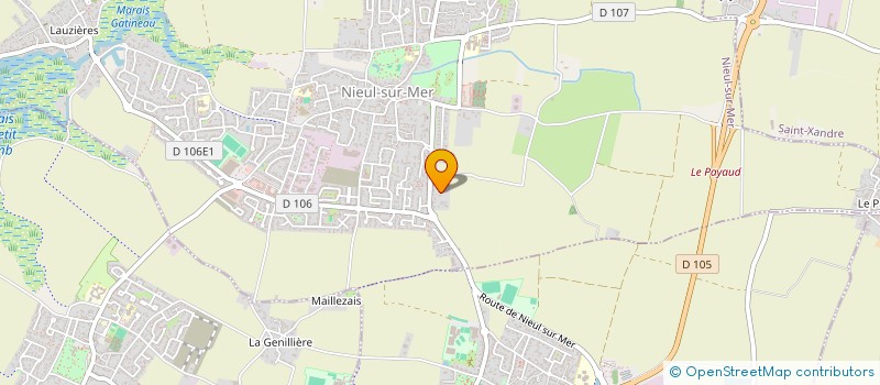 localisation de l'entreprise SCI ECUREUIL  NIEUL-SUR-MER