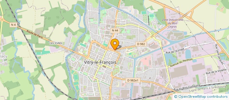 localisation de l'entreprise SCI ECUREUIL à VITRY-LE-FRANCOIS
