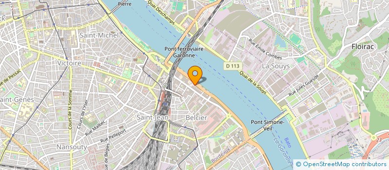 localisation de l'entreprise SCI ECUREUIL AQUITAINE LA JALLERE  BORDEAUX