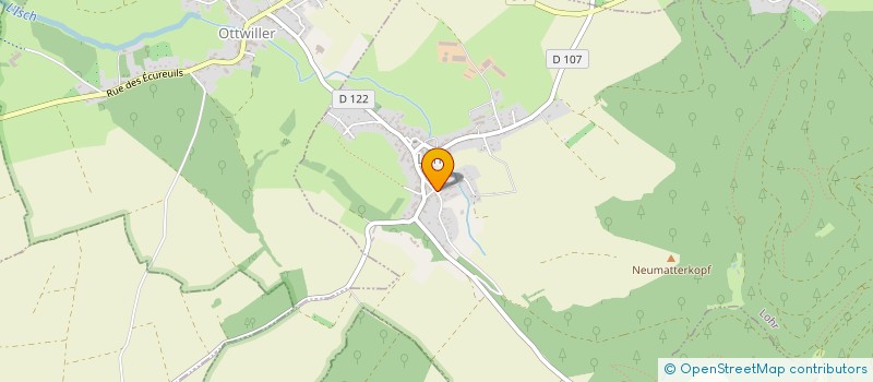 localisation de l'entreprise SCI ECUREUILS INDIGOS  LOHR