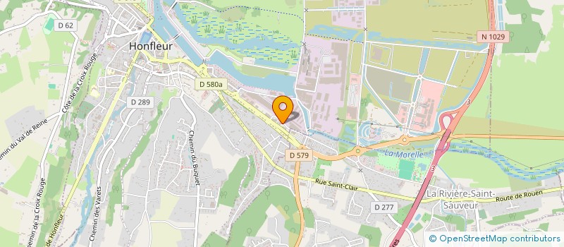 localisation de l'entreprise SCI ECURIE à HONFLEUR