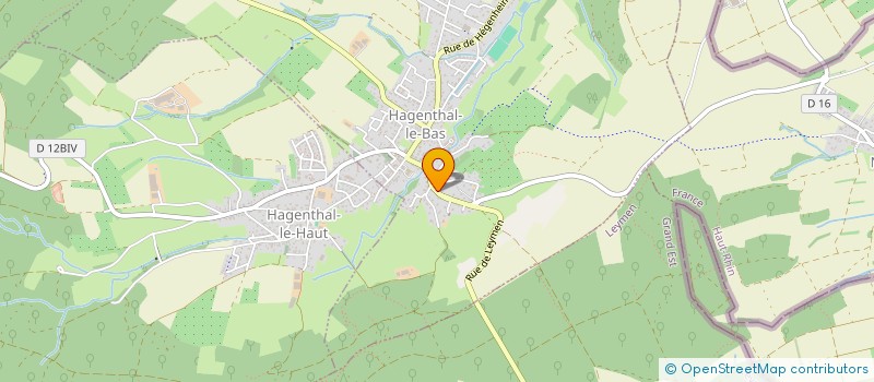 localisation de l'entreprise SCI ECURIE GALL  LIEBENSWILLER