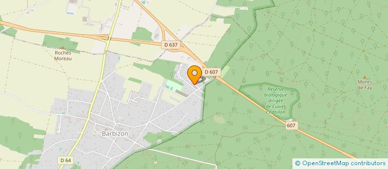 localisation de l'entreprise SCI ECURIES DU GRAND VENEUR  BARBIZON