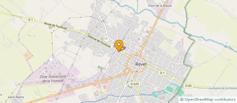 localisation de l'entreprise SCI ECURIES IMMOBILIER  REVEL