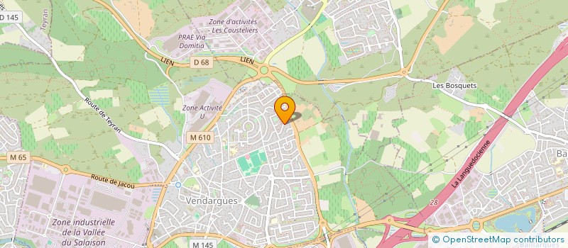 localisation de l'entreprise SCI ECUSSON 2002 à VENDARGUES