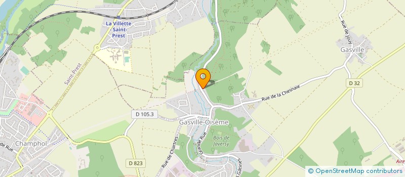 localisation de l'entreprise SCI ECUYER à GASVILLE-OISEME