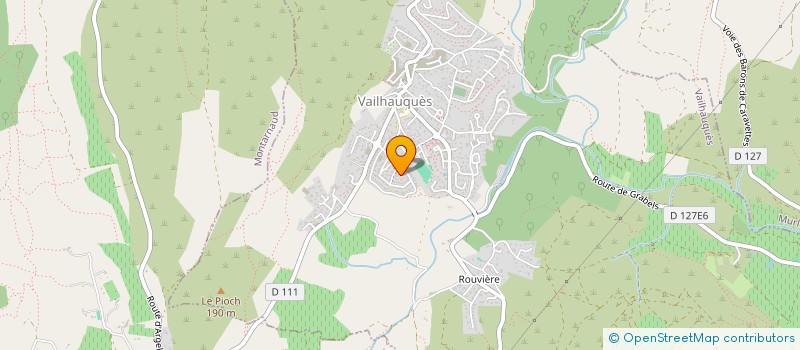 localisation de l'entreprise SCI ECUYERS  VAILHAUQUES