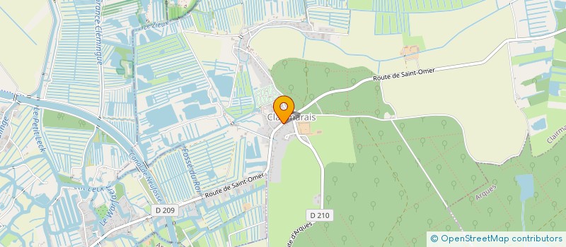 localisation de l'entreprise SCI ECVH  CLAIRMARAIS