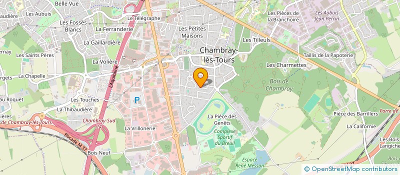 localisation de l'entreprise SCI ECVS PATRIMOINE  CHAMBRAY-LES-TOURS