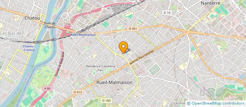 localisation de l'entreprise SCI ECWIC à RUEIL-MALMAISON