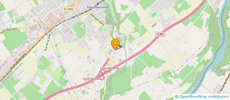 localisation de l'entreprise SCI ECYFLO  SAINT-MARCELLIN