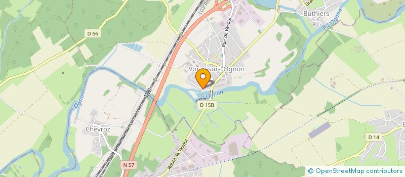 localisation de l'entreprise SCI ED'2  VORAY-SUR-L'OGNON