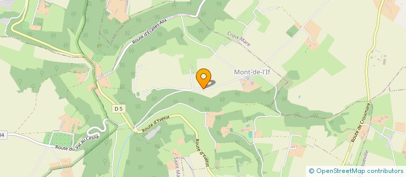 localisation de l'entreprise SCI ED 2012  SAINT MARTIN DE L'IF