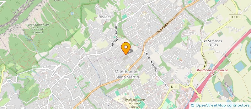 localisation de l'entreprise SCI ED  MONTBONNOT-SAINT-MARTIN