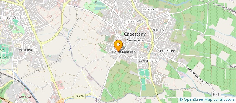 localisation de l'entreprise SCI ED-MA  CABESTANY