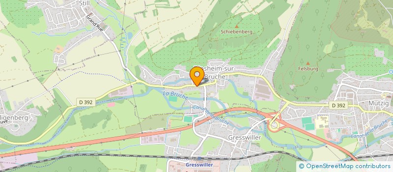 localisation de l'entreprise SCI ED2  DINSHEIM-SUR-BRUCHE