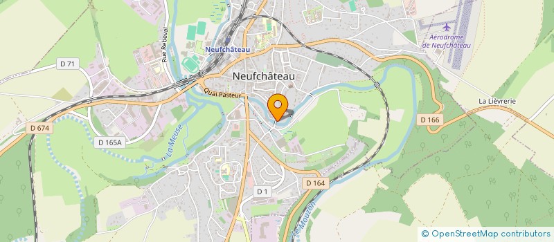 localisation de l'entreprise SCI ED2A à NEUFCHATEAU