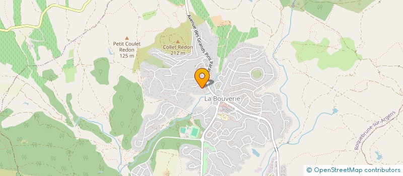 localisation de l'entreprise SCI EDA  ROQUEBRUNE-SUR-ARGENS
