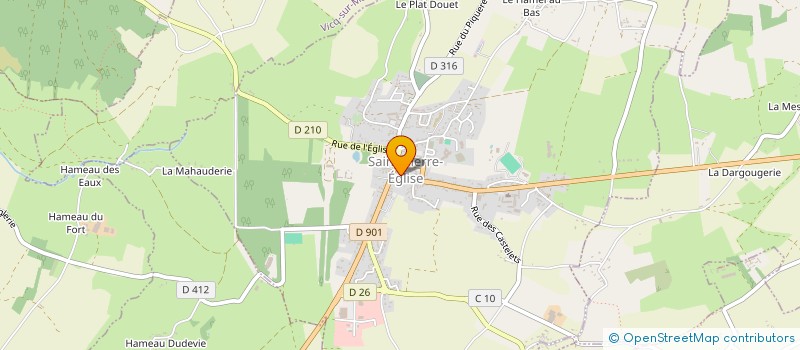 localisation de l'entreprise SCI EDAA  SAINT-PIERRE-EGLISE