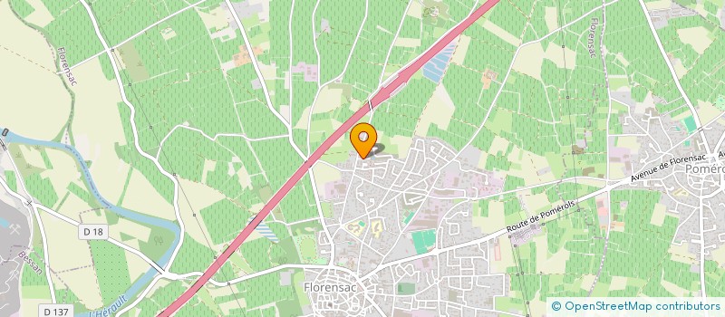 localisation de l'entreprise SCI EDADO  FLORENSAC