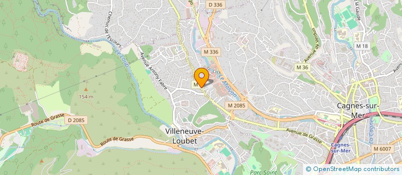 localisation de l'entreprise SCI EDAMER à CAGNES-SUR-MER