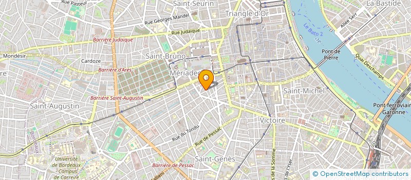 localisation de l'entreprise SCI EDANOL  BORDEAUX