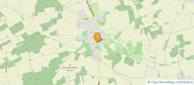 localisation de l'entreprise SCI EDAP  BRUEBACH