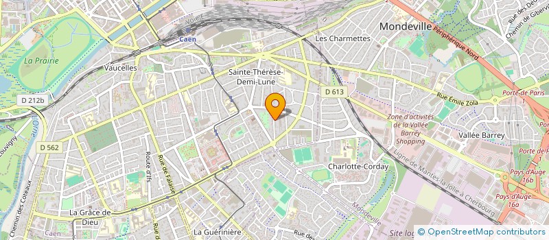 localisation de l'entreprise SCI EDAU à CAEN
