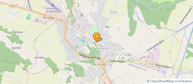 localisation de l'entreprise SCI EDAY  MORESTEL