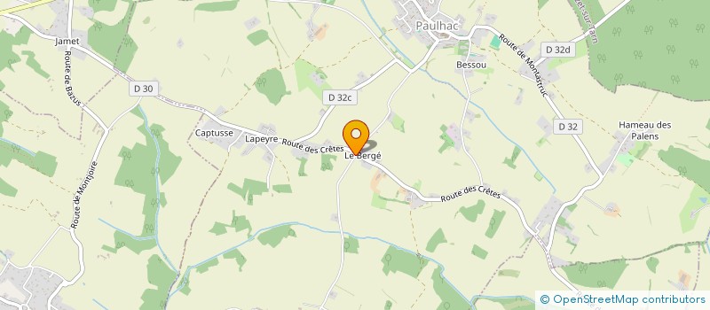 localisation de l'entreprise SCI EDB  PAULHAC