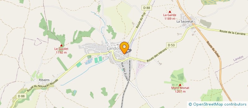 localisation de l'entreprise SCI EDBER  LANDOS