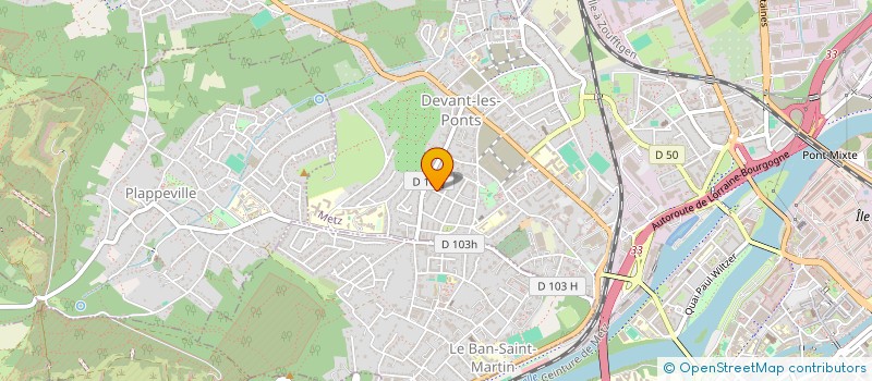 localisation de l'entreprise SCI EDCAYA  METZ