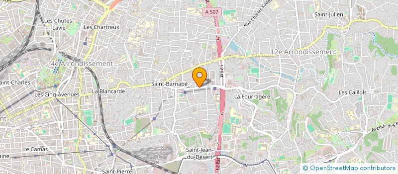 localisation de l'entreprise SCI EDDA à MARSEILLE