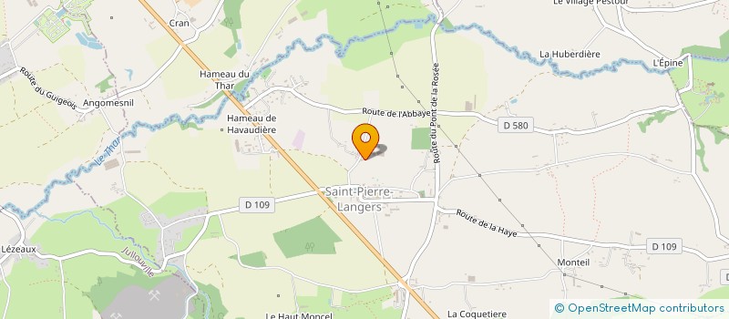 localisation de l'entreprise SCI EDDY  SAINT-PIERRE-LANGERS