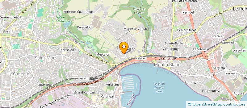 localisation de l'entreprise SCI EDDY  GUIPAVAS