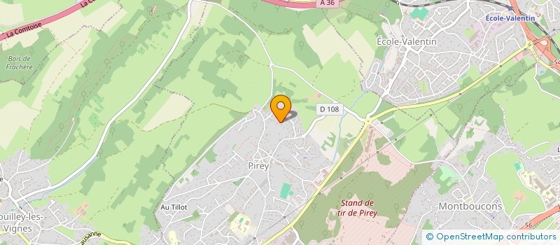 localisation de l'entreprise SCI EDE  PIREY