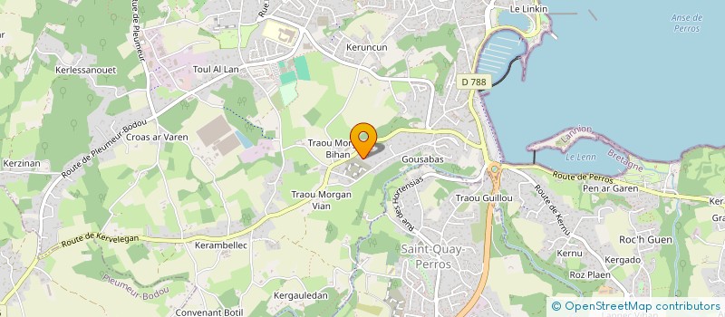 localisation de l'entreprise SCI EDEC  PERROS-GUIREC