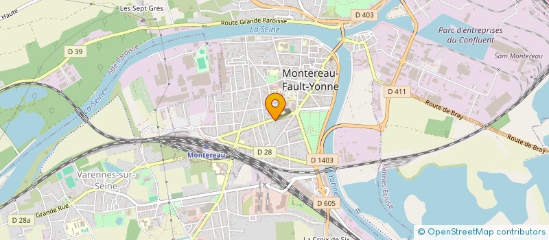 localisation de l'entreprise SCI EDECA à MONTEREAU-FAULT-YONNE